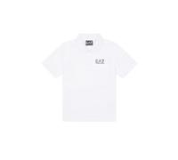 Emporio Armani EA7 Polo Core Identity Boy per Bambini e Ragazzi in Cotone, 7B000022 (IT, età, 8 Anni, Regular, Bianco)