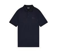 Emporio Armani EA7 - Polo in misto modal con logo - - Tops - Uomo - Blu - L
