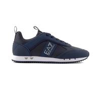 Emporio Armani EA7, ,Shoes ,Uomo ,Blu ,45 1/3 EU Sneakers Blu con Logo Aquila