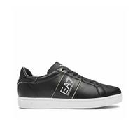 EA7 Emporio Armani Black And White Leather Sneakers - 44 2/3