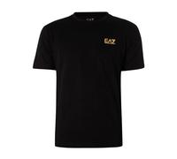 Emporio Armani EA7 - T-shirt Logo Series - - Tops - Uomo - Nero - XL