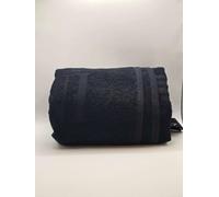 Emporio Armani EA7 Telo Mare in Cotone con maxi logo tono su tono, 7X000678 (Nero)