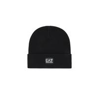 Emporio Armani EA7 Trail Beanie, Berretto Unisex, 7Y000044 (IT, Testo, M, Nero)