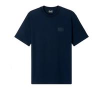 Emporio Armani EA7 - Logo Crew Neck T-Shirt - -Tops -Uomo -Blu -S