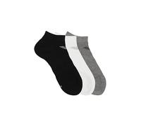 Emporio Armani Eagle Logo 3-Pack Sneaker Socks, Calzini Uomo, Multicolore (Black-White-Grey), L-XL