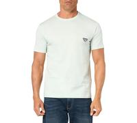 Emporio Armani Eagle Patch Crew Neck T-Shirt, T-Shirt Uomo, Verde (Water Green), M