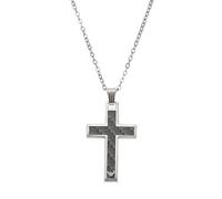Emporio Armani Collana in acciaio da uomo con Croce EGS1705040