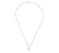 Emporio Armani Collana da uomo in acciaio inossidabile con chiusura a moschettone, Argento cromato