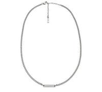 Emporio Armani Uomo Argento Tono Acciaio Inossidabile Necklace, EGS3188040, Taglia unica, Acciaio inossidabile, Nessuna pietra preziosa