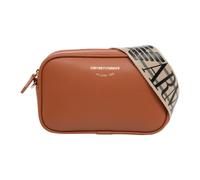 Emporio Armani - Elegante borsa a tracolla con dettaglio logo - - Bags - Donna - Marrone - ONE SIZE
