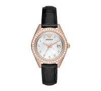 Emporio Armani - Elegante Oro Rosa Orologio Analogico al Quarzo - -Accessories -Donna -Rosa -ONE SIZE