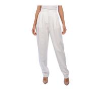Emporio Armani - Eleganti Pantaloni Palazzo a Gamba Larga - -Trousers -Donna -Bianco -S
