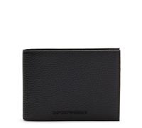 Emporio Armani Portafoglio nero, pelle, uomo