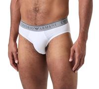 Emporio Armani Endurance 2-Pack Brief Briefs, Nero/Bianco, XL Men's