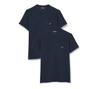 Emporio Armani Endurance 2-Pack T-Shirt, T-Shirt Uomo, Multicolore (Marine-Marine), S