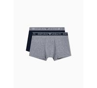 Emporio Armani Endurance 2-Pack Trunk Bermuda, Blu, M Uomo