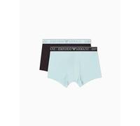 Emporio Armani Endurance 2-Pack Trunk Bermuda, Marrone, S Uomo