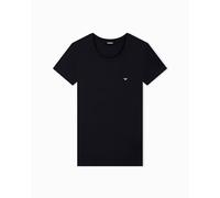 Emporio Armani Essential Studs T-Shirt, Nero, S Donna