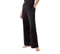 Emporio Armani Eternal Lace Women's Loose Fit Pants Pantaloni di Tuta, Nero, XS Donna
