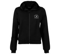 EMPORIO ARMANI Felpa Donna Con Zip Con Cappuccio ICONIC LIGHT TERRY