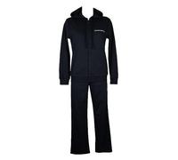 Emporio Armani Interlock Lounge Zip Tracksuit Sweatshirt, Marine, S Women's