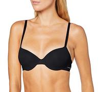 Emporio Armani Donna Invisible Bra Basic Bonding Microfiber Reggiseno con Coppe Modellate, Nero, 36B