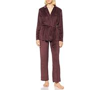 Emporio Armani Jacket+Pants Shiny Velvet, Giacca + Pantaloni Donna, Marrone (Coffee), M