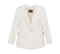Emporio Armani, ,Jackets ,Donna ,Beige ,M Icon Double-Breasted Jacket