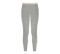 Emporio Armani Leggings da Donna Iconic con Logo, Melange Chiaro, S