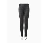 Emporio Armani Leggings Donna Lurex Nero XL, Nero, XL