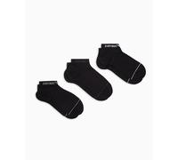 Emporio Armani Logo 3-Pack Socks Inside Confezione da 3 Calzini, Nero, L Uomo