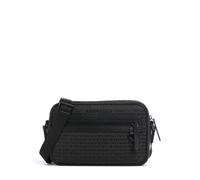 Emporio Armani Logo Jacquard Borsa a tracolla nero, tela, uomo