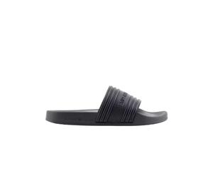 Emporio Armani - Logo Tape Pool Side Slider - - Shoes - Uomo - Nero - 43 EU