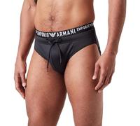 Emporio Armani Logoband Swim Low Brief, Slip Uomo, Nero (Black), 46