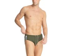 Emporio Armani Logotape Swim Brief, Slip Uomo, Verde (Military Green), 52