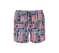 Emporio Armani Macro Logo Swim Boxer, Boxer Uomo, Multicolore (Navy Blue-Red-White), 46