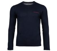 Emporio Armani Maglia Maschile - Pure Cotone, Longsleeve, Girocollo, Logo