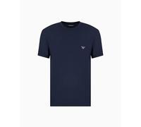 EMPORIO ARMANI Maglietta da Uomo a Maniche Corte, Armani Blu, L