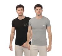 Emporio Armani Maglietta Logo Uomo Misura Confezione 2 (GT121)