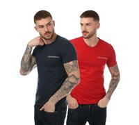 Emporio Armani Maglietta Logo Uomo Misura Confezione 2 (GT138)