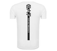 Emporio Armani Maglietta T-Shirt Uomo EA7 3KPT06 PJ03Z, Manica Corta, Girocollo (Bianco, M)