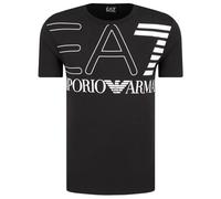Emporio Armani Maglietta T-Shirt Uomo EA7 6GPT11 PJ02Z, Manica Corta, Girocollo (Nero, L)