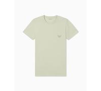 EMPORIO ARMANI Maglietta Uomo MEGALOGO Girocollo Grigio M