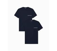 Emporio Armani Maglietta da Uomo, Blu, L