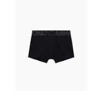 Emporio Armani Megalogo Boxer a Pantaloncino, Nero, M Uomo