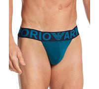 Emporio Armani Megalogo-Fascia Elastica Jockstrap, Topazio, XL Uomo