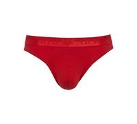 Emporio Armani Men's Brief Christmas Shiny Logo Slip Boxer, Red, XL Uomini