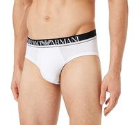 Emporio Armani Men's Brief The New Icon Slip Boxer, White, M Uomini