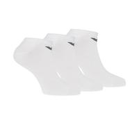Emporio Armani Men's CASUAL COTTON 3-PACK SNEAKER SOCKS White L/XL