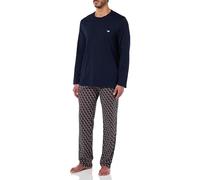 Emporio Armani Men's Pattern Mix Pyjama Set Pajama, Marina Militare, L (Pacco da 2) Uomo